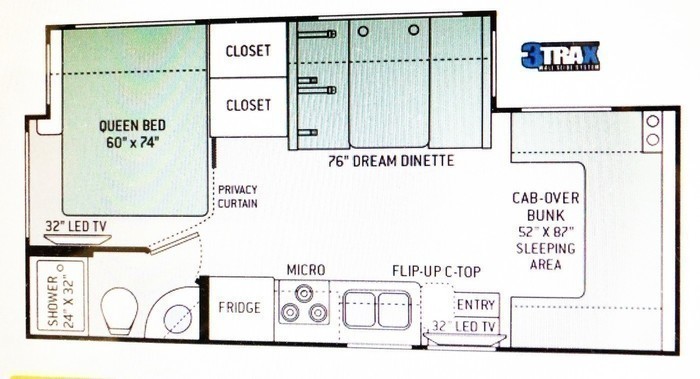 RV-Rentals in Chandler, AZ - 2018 Class-C Thor-Motor-Coach Freedom