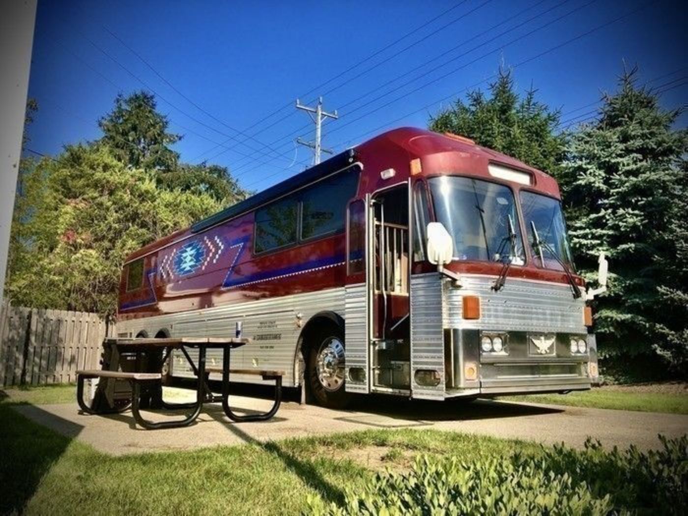RV Rentals in Atlanta, GA - - 1985 Class-A Eagle Bus-Entertainment