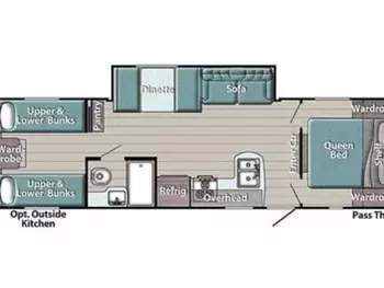2019 Gulf Stream Amerilite 279BH - Travel Trailer RV on RVnGO.com