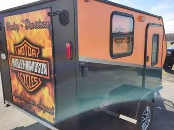 2019 Custom Harley Davidson Themed Sleeper Camper/ Tailgate Trailer - Pop-Up Camper & Other (Non-Motorized) RV on RVnGO.com