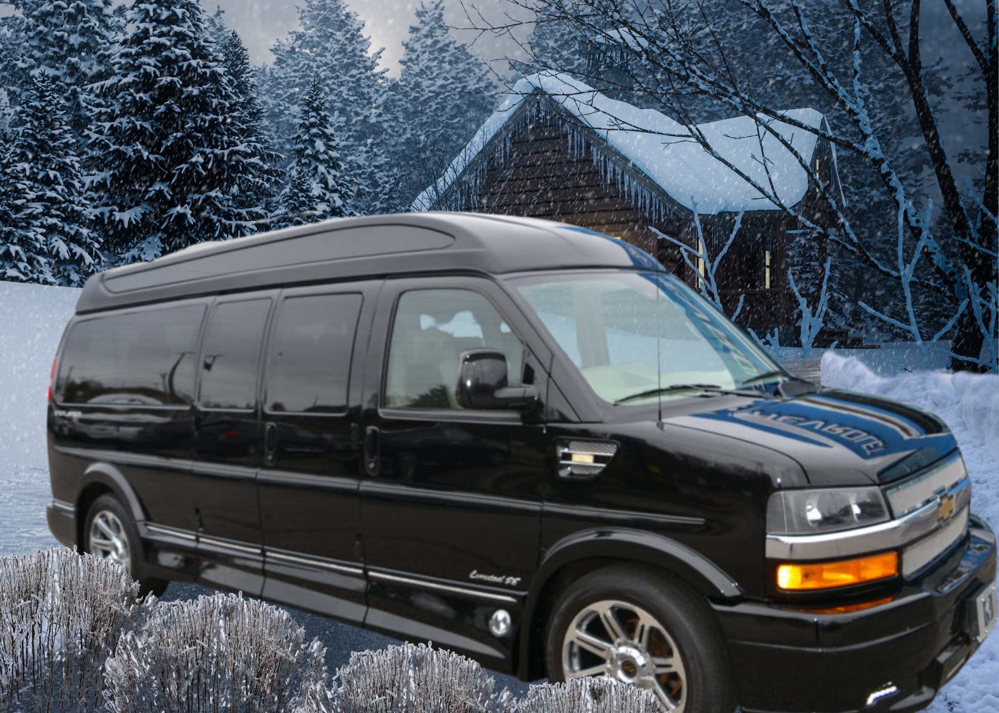 2019 Luxury Chevy Express 9 Passenger Explorer Conversion Van