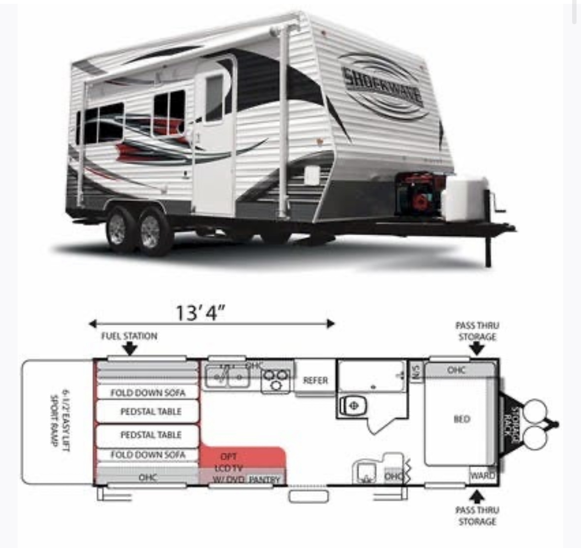 TOY HAULER -clean and fully stocked