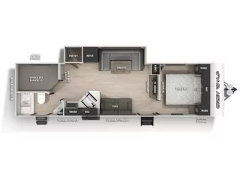 2022 Forest River Grey Wolf 26BRB - Travel Trailer RV on RVnGO.com