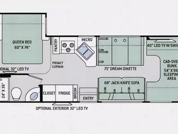 2018 Thor Fourwinds 26b - Class C RV on RVnGO.com
