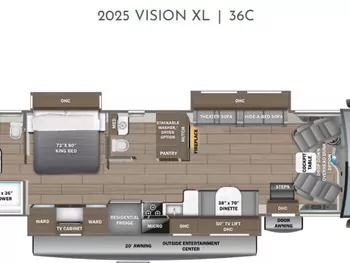 2025 Entegra Coach Vision XL  - Class A RV on RVnGO.com