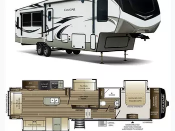 2021 Keystone Cougar 368MBI - Fifth Wheel RV on RVnGO.com