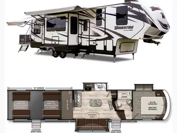 2016 Grand Design Momentum 398M - Toy Hauler RV on RVnGO.com