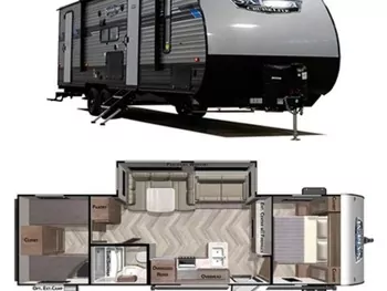 2021 Forest River Salem 282QBXL - Travel Trailer RV on RVnGO.com