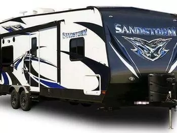 2017 Forest River Sandstorm 33.5' - Toy Hauler RV on RVnGO.com